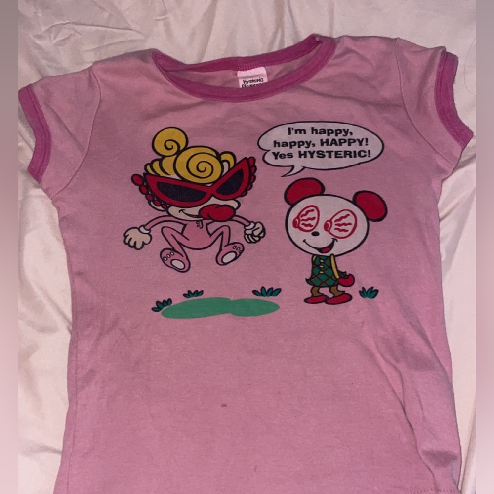 Hysteric glamour brand baby tee